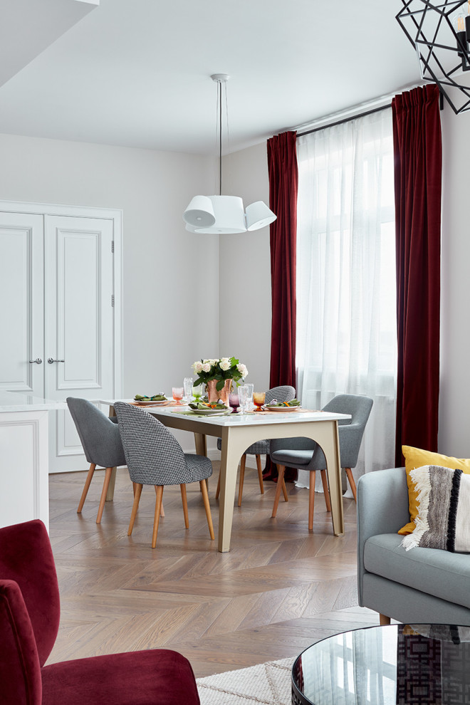 Квартира с камином.