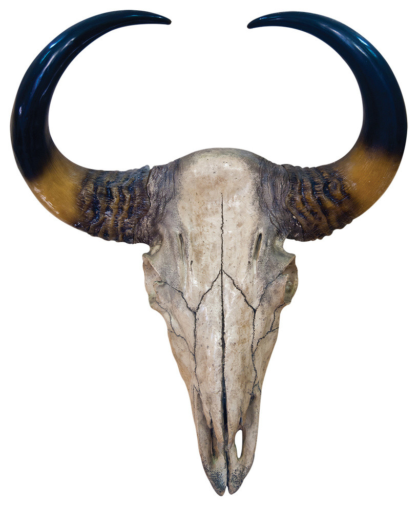 Shiny Bull Skull, Adhesive Wall Decal