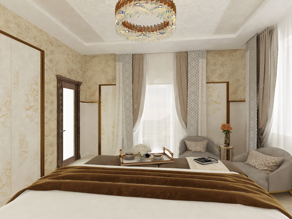 Дом с большой, просторной кухней.