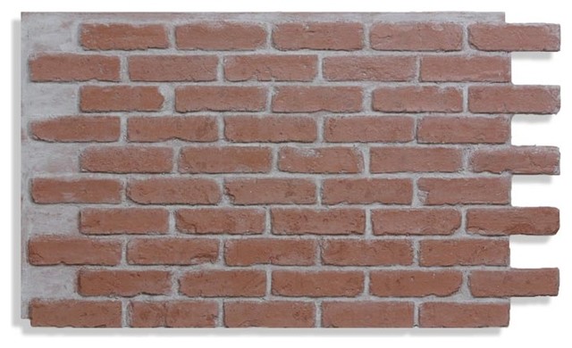 28 X48 Brick Wall Paneling Faux Red Light Grout 28 X48 Brick Wall Paneling Faux Red Light Grout