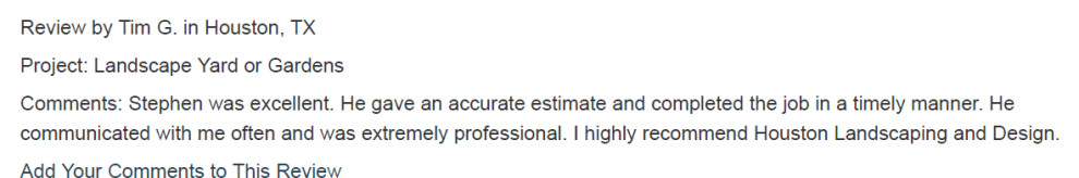Customer Testimonials