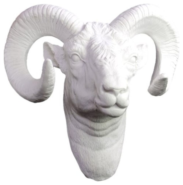 Fiberstone Horn Sheep Ram Head Wall Decor Southwestern Fiberstone Horn Sheep Ram Head Wall Decor Southwestern Sculptures By Virventures
