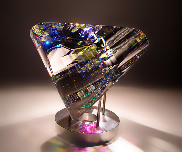 Mobius Fine Art Glass Art Sculpture by glass artist Jack Storms