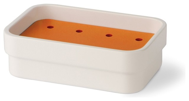 Curva 5147 Soap Dish, Orange