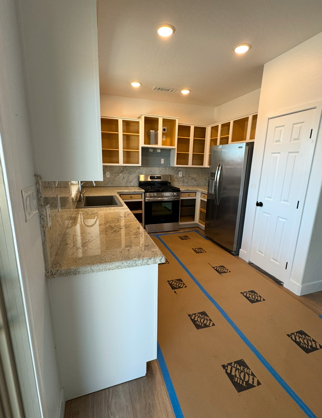 White Kitchen Cabinetry Reface