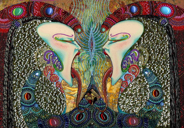 "Poison" Aluminium Panel Wall Art, Glossy, 75x50 cm