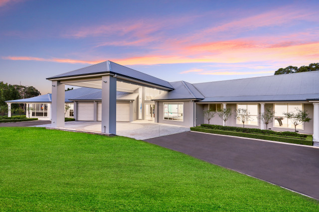 Kenthurst - Entry modern-fasad