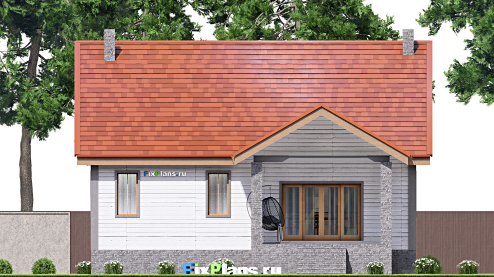 Проект одноэтажного дома 12х19м S254м2 F-16532