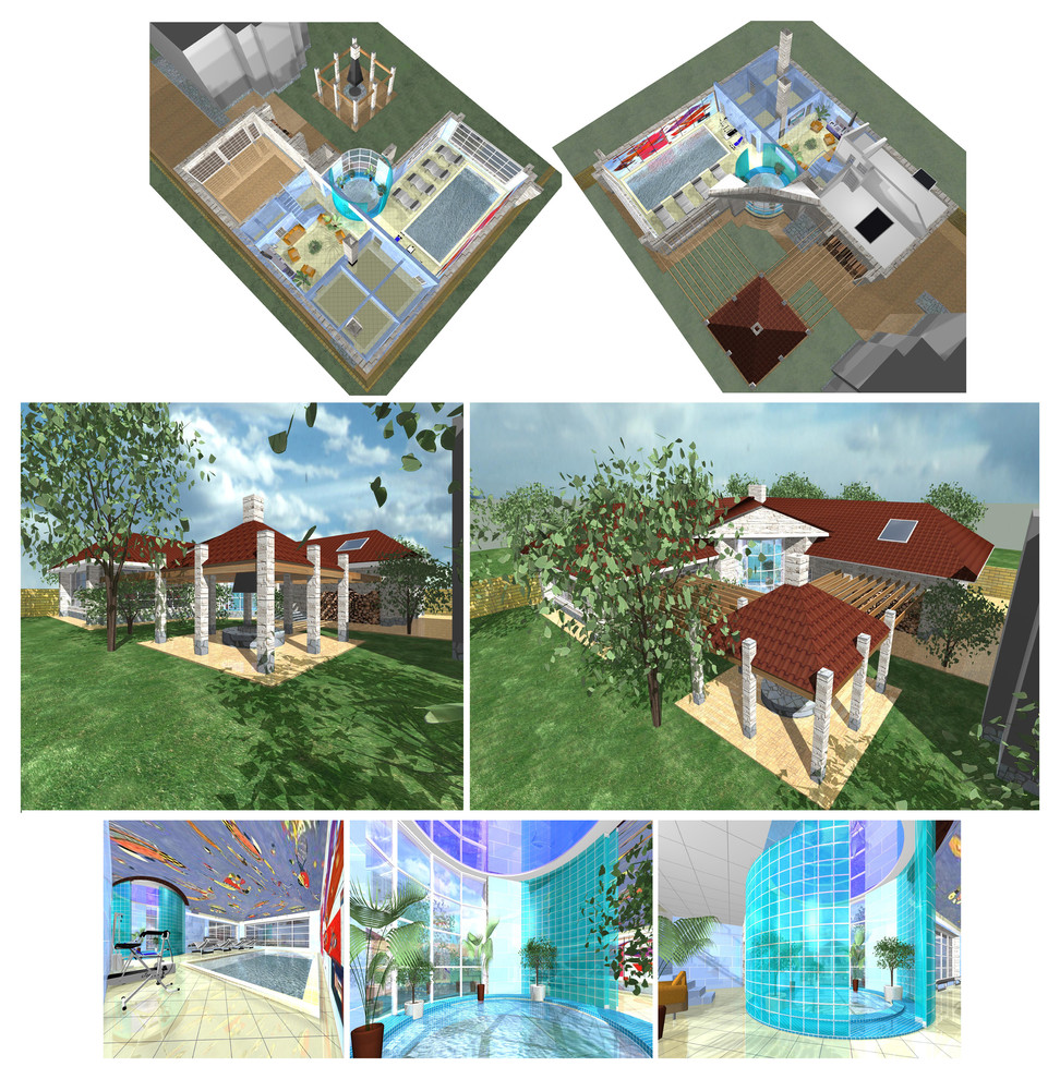 Эскизные проекты коттеджей в Свердловской области