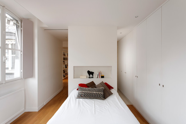 Appartement, Paris 1er, 2008 contemporaneo-dormitorio
