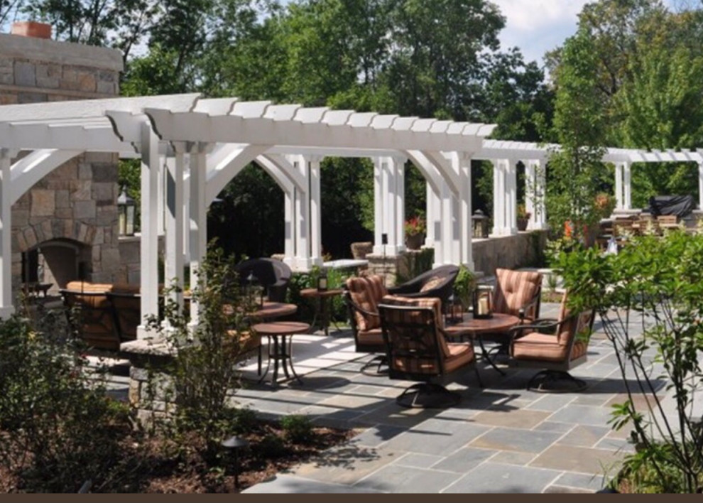 Fireplace terrace
