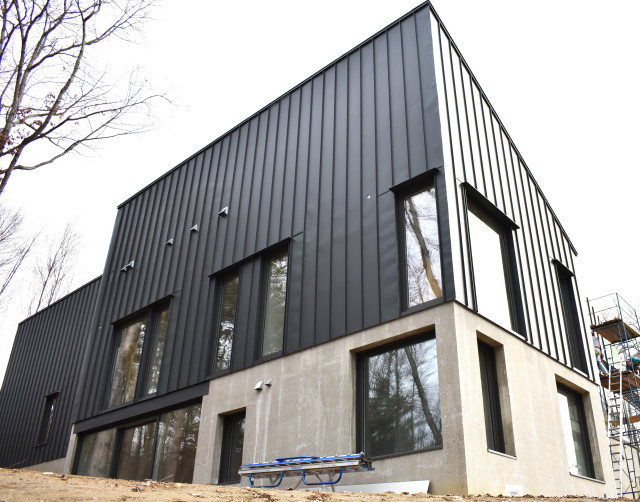 Standing Seam Siding haeuser