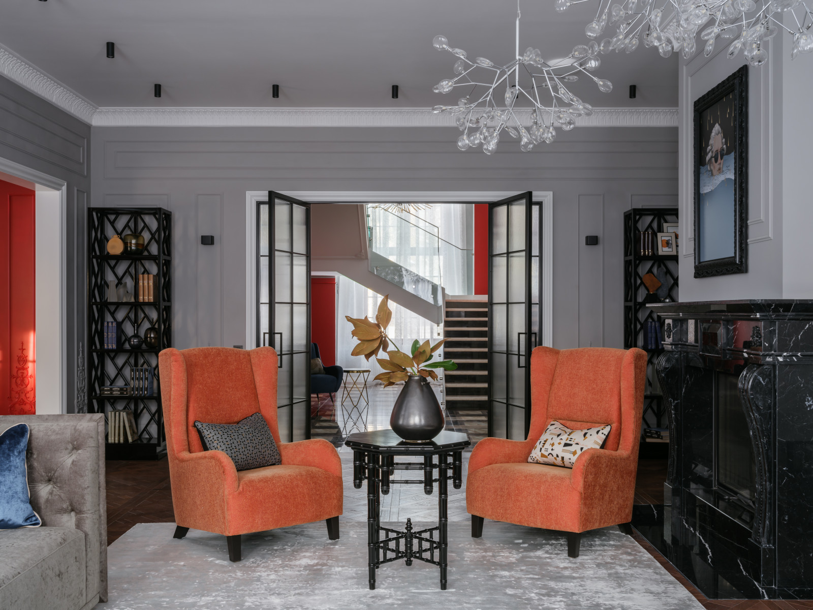 Стилизация загородного дома в КП Довиль