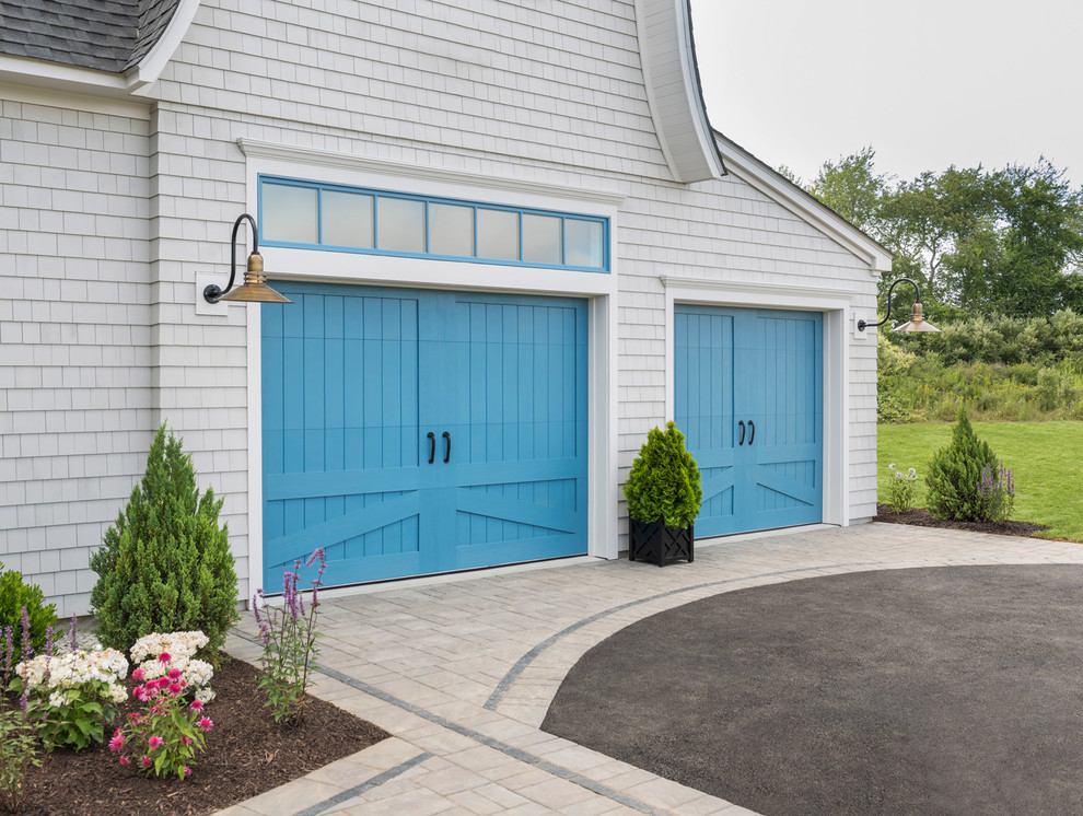 Large beach style attached two-car garage in Providence.