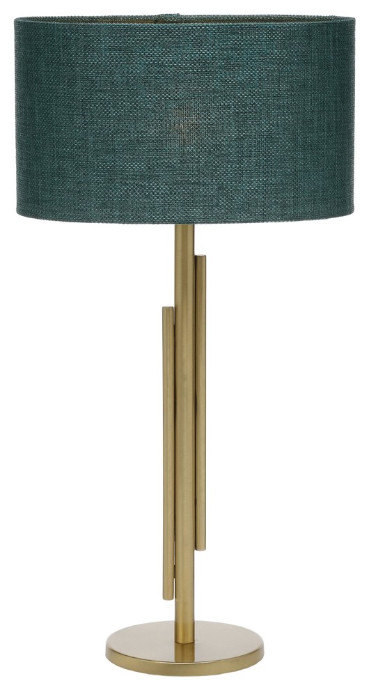 Asymmetric Brass Table Lamp, Green - Modern - Table Lamps - by AREIA