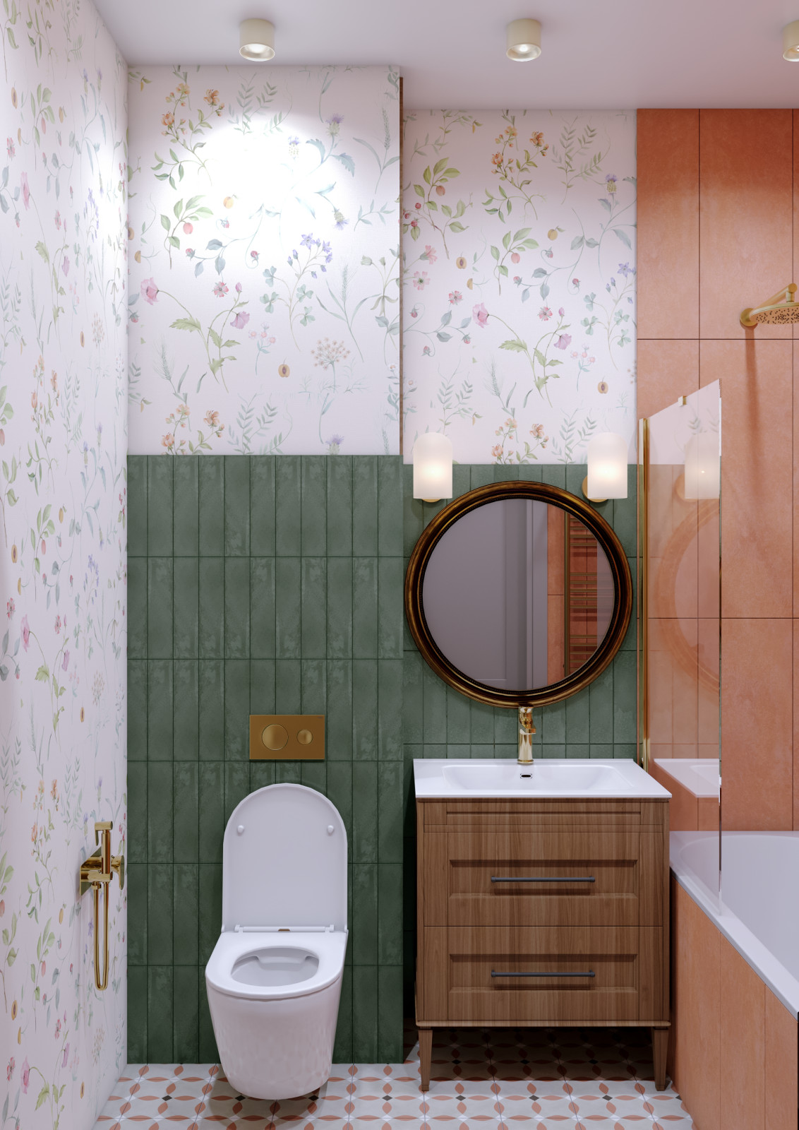 Эклектика в насыщенных оттенках