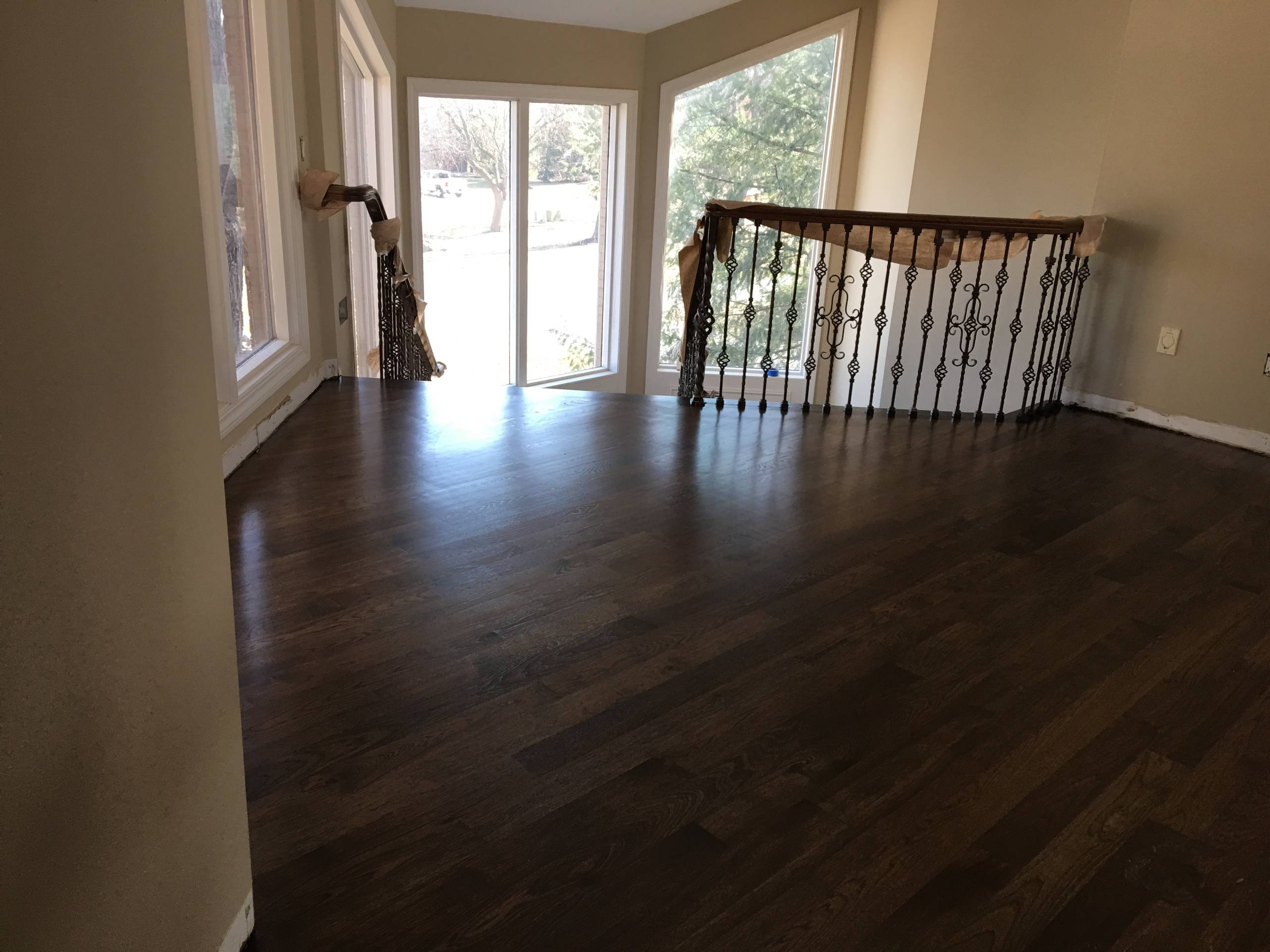 Oxbow Lake Hardwood Flooring and Windows