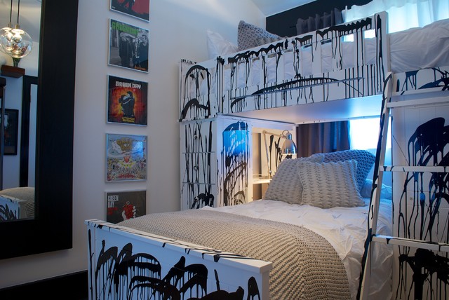 punk rock bedroom - contemporary - kids - los angeles -star