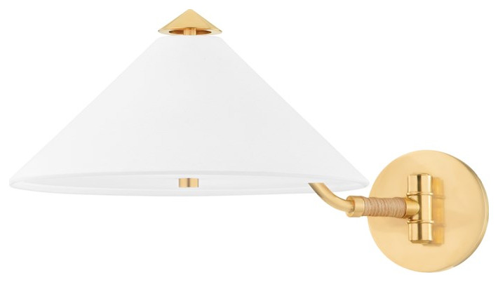 Hudson Valley Williamsburg 2 Light Wall Sconce 1002-AGB, Aged Brass