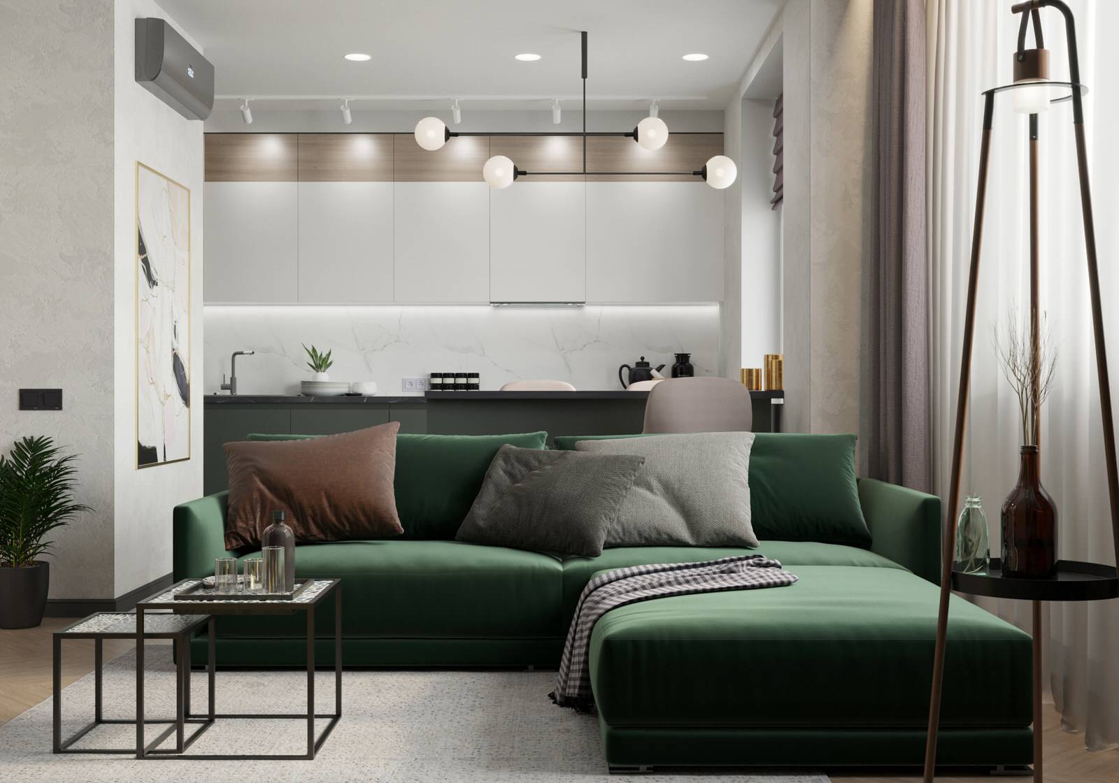 Двухуровневая квартира в Подольске