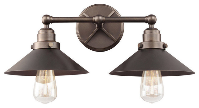 Feiss 2 Light Vanity Bronze