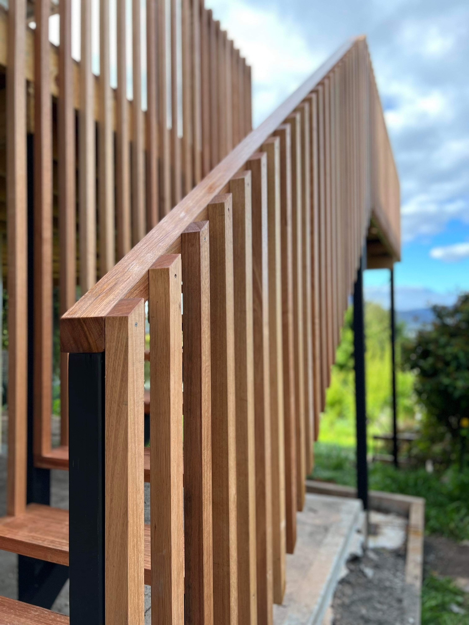 Moonah house deck