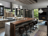 Industrial Kitchen by Rosewood Custom Builders