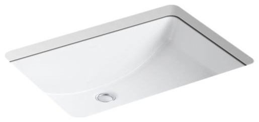 Kohler Ladena 23-1/4" X 16-1/4" X 8-1/8" Under-Mount Bathroom Sink, White
