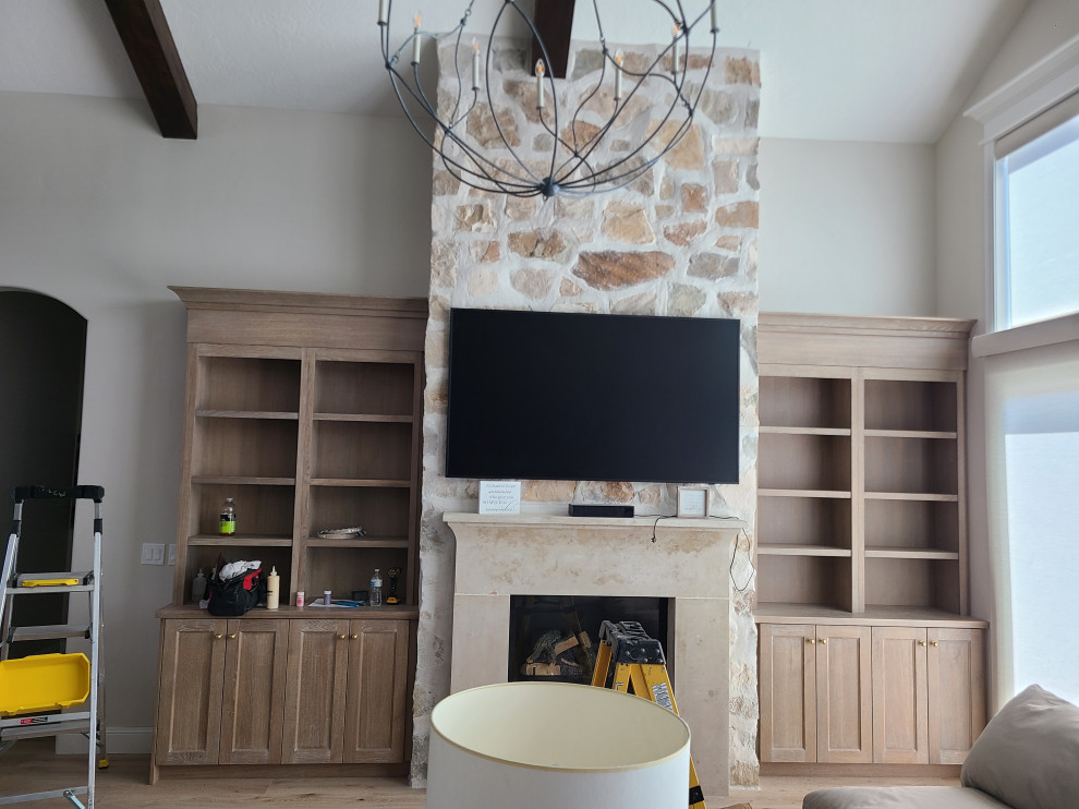 After main fireplace