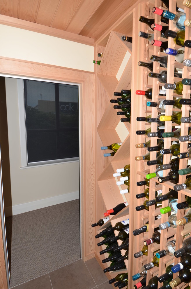Inspiration for a modern wine cellar in Melbourne.