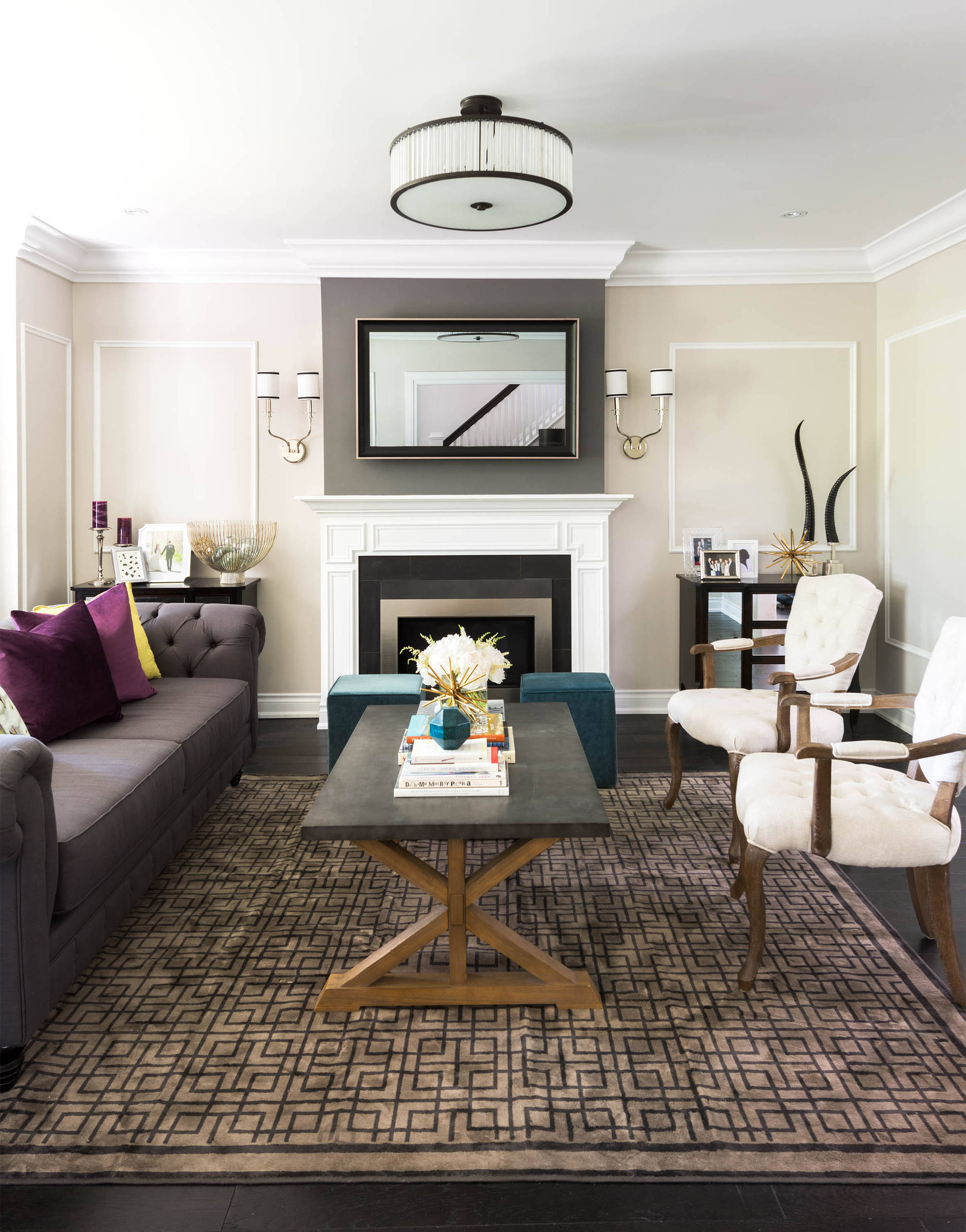 Glam Living Room Ideas Photos Houzz