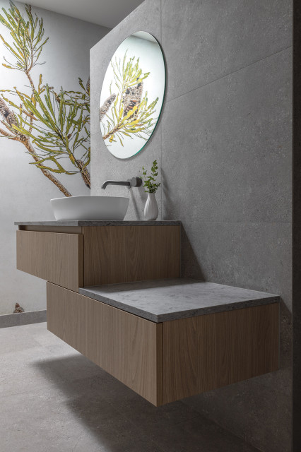 Mount Claremont Renovation trendy-lille-badevaerelse