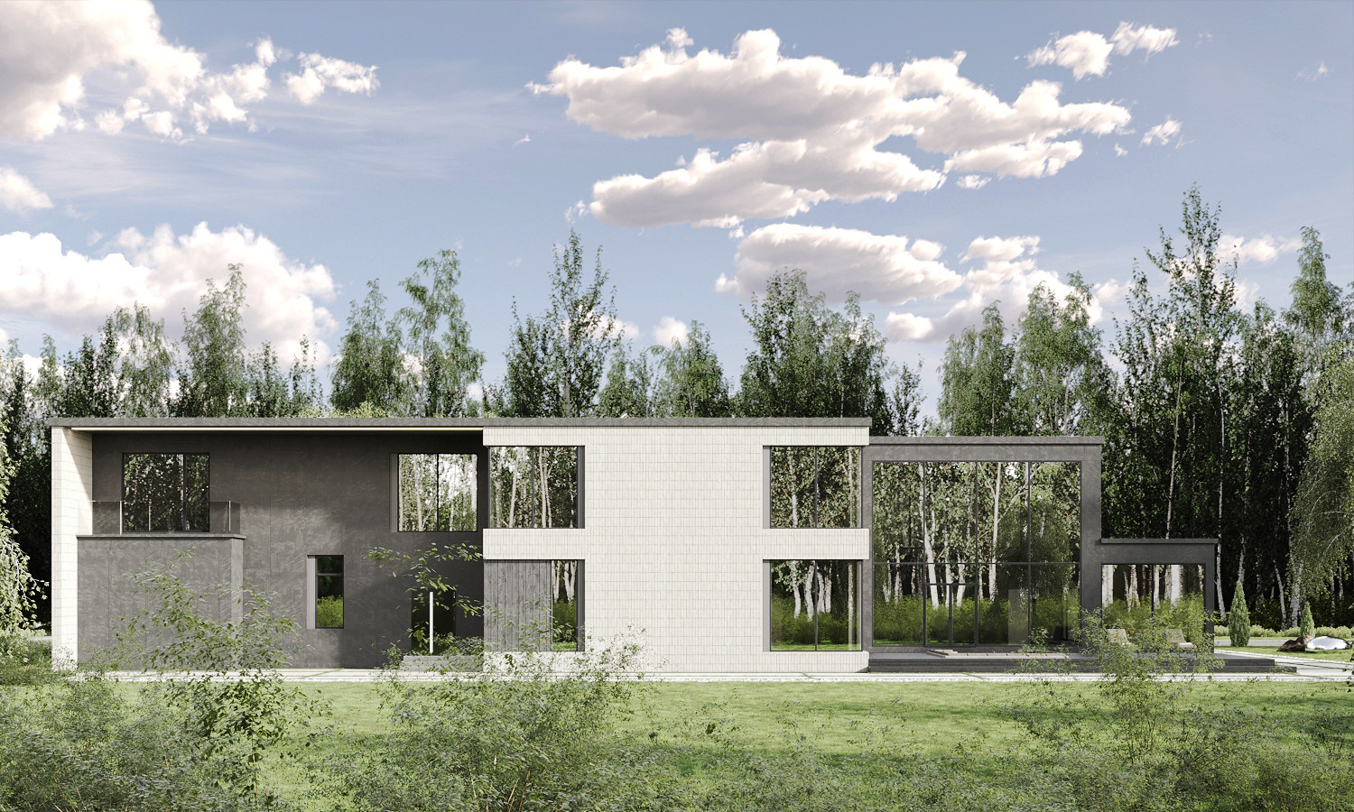 Эскиз дома 1000 кв.м