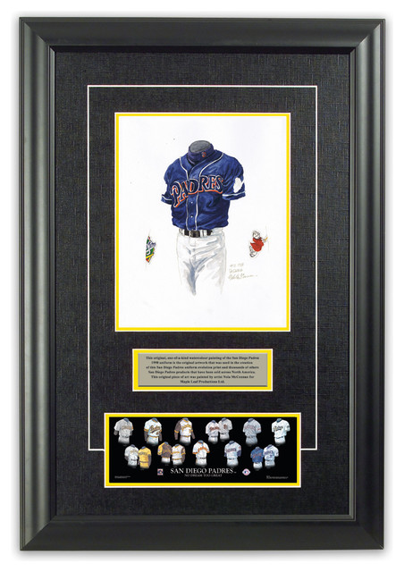 Original Art of the MLB 1998 San Diego Padres Uniform - Traditional ...