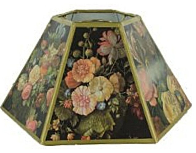 Black Fl 10 Hex Shaped Chimney Style Lampshade Replacement Traditional Lamp Shades By Upgradelights Houzz Chimney Style Lampshade Replacement, Antique Chimney Lamp Shades