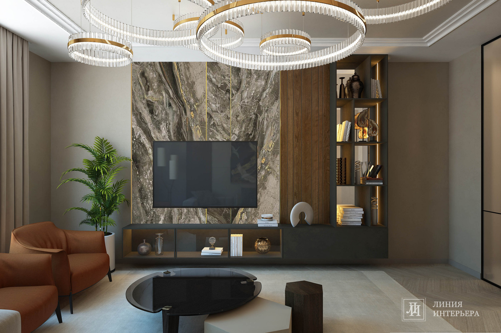 современная стенка в гостиную