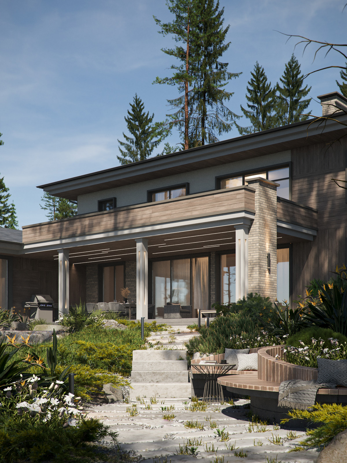 Усадьба в лесу