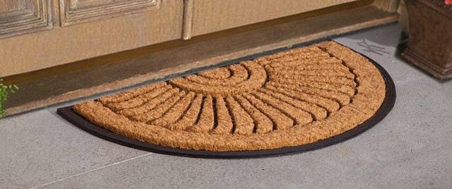 Sunburst Brush Doormat Contemporary Doormats By Lords