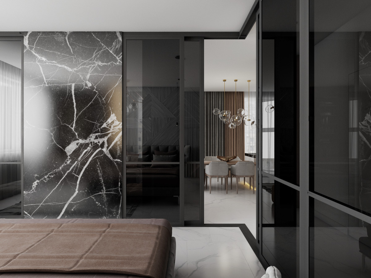 №14. Стильный и сильный интерьер в центре города Иркутск.