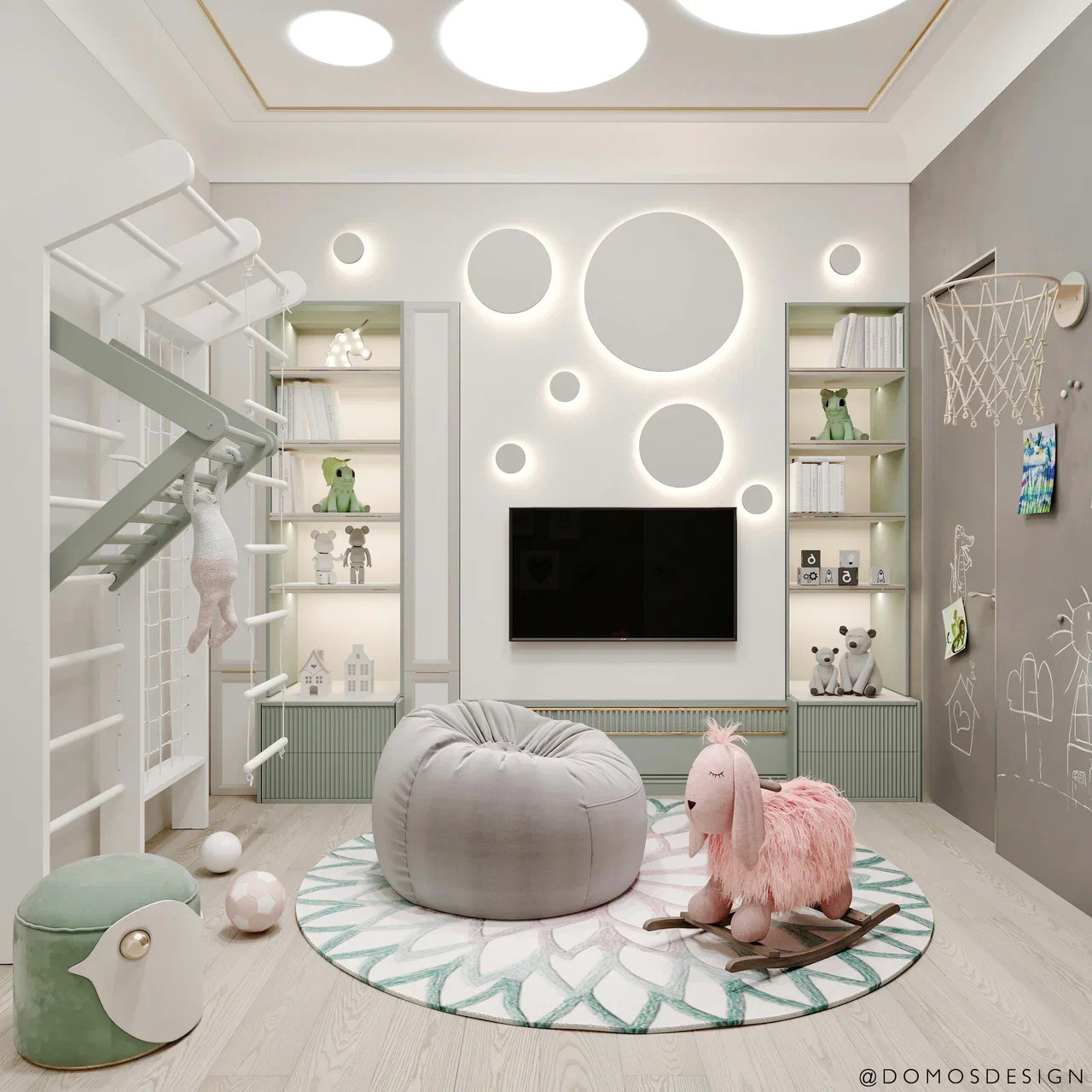 Проект квартиры для блогера в ЖК "Сердце Столицы" 190 кв.м