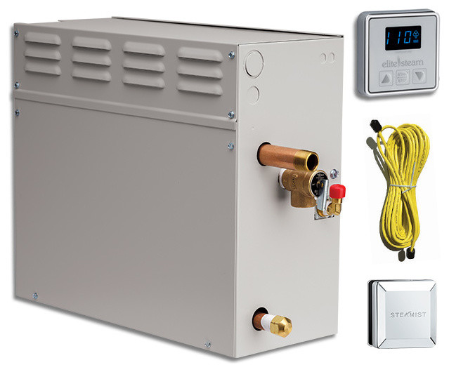 EliteSteam 12KW Steam Shower Generator Kit Shower System Industrial