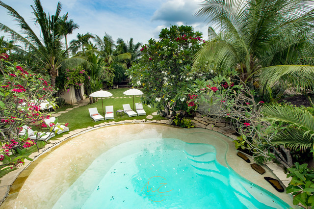 Villa Phinisi tropicale-piscina