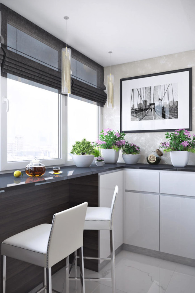 Современный дизайн просторной квартиры