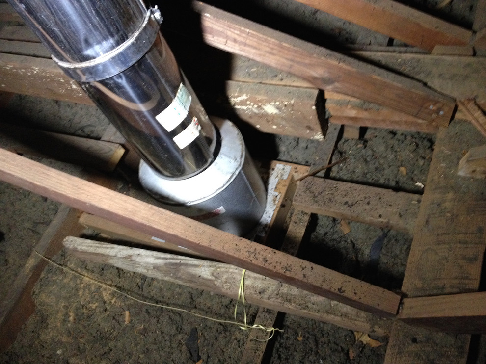 Air Sealing my wood stove vent prior to adding insulation