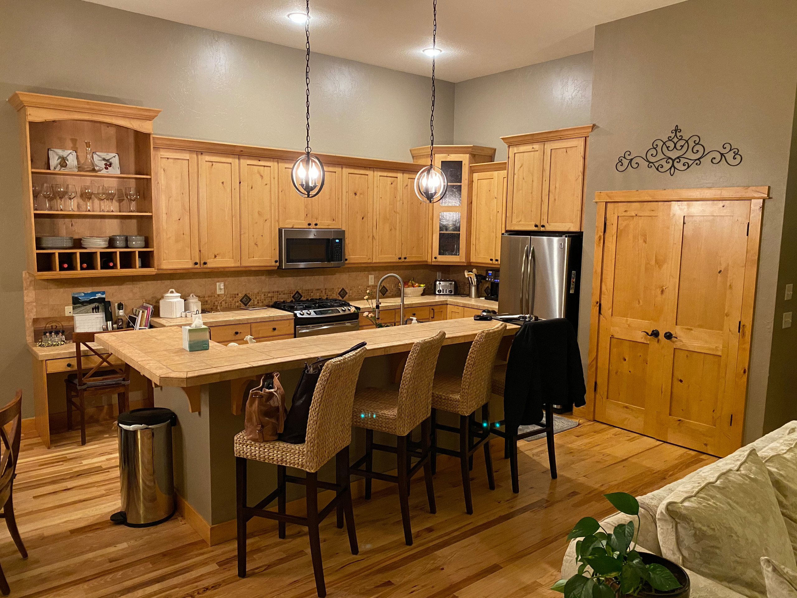 Modern Walnut Kitchen Remodel