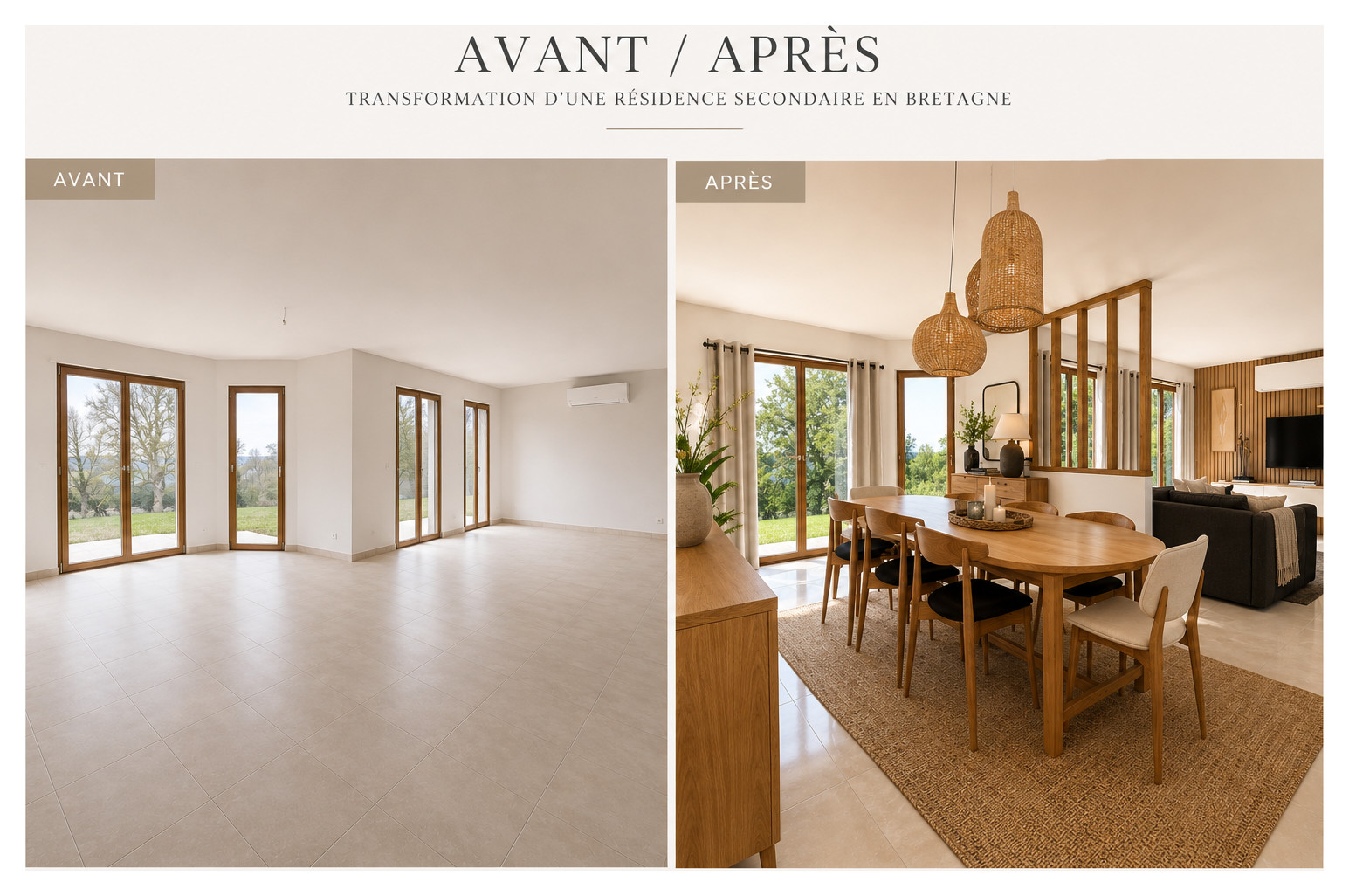 RESIDENCE SECONDAIRE CONTEMPORAIRE EN BRETAGNE SUD