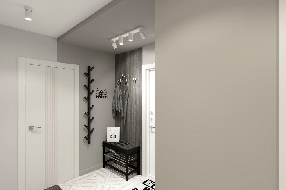 Двухкомнатная квартира 60 м2 в современном стиле в ЖК "Дмитровский Парк"