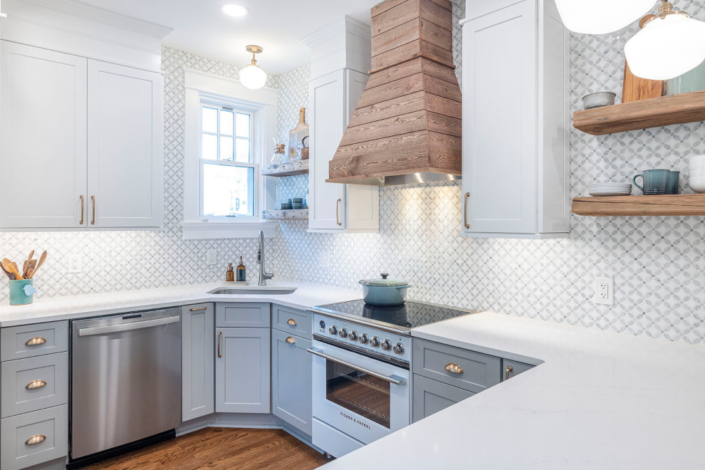 Modern Farmhouse Kitchen Remodel / Alexandria / VA Campagne Cuisine