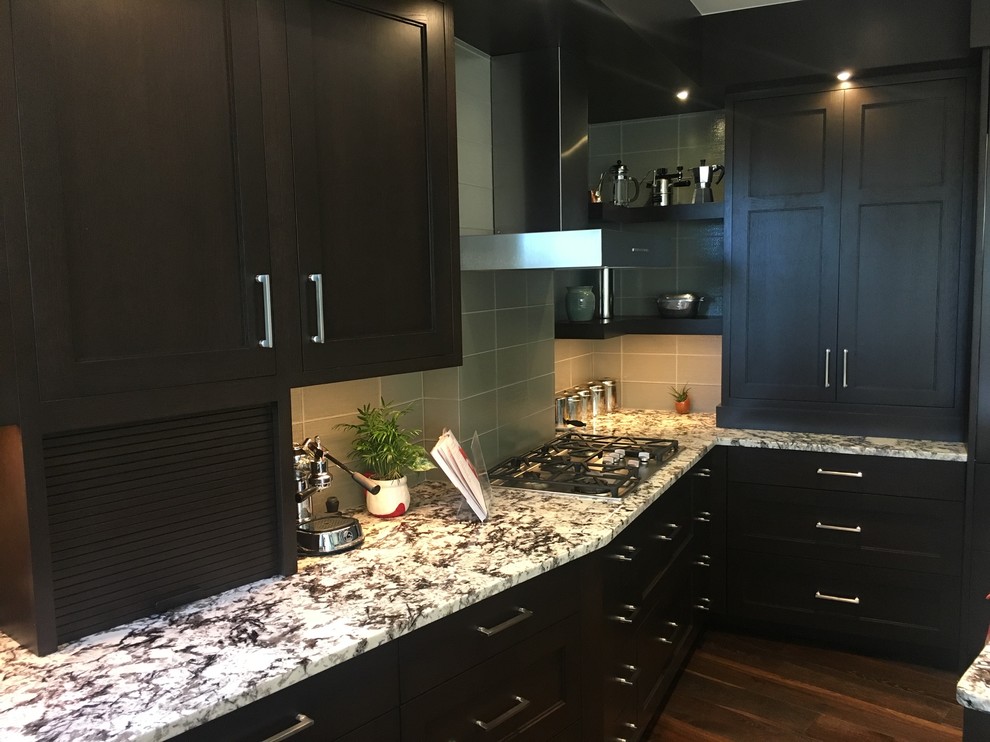 Example of a large transitional kitchen design in Denver