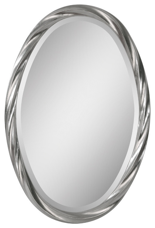 Wilmington Twisted Frame Oval Mirror